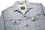 LEE Mens Blue Denim Jacket XL Cotton Button Classic Casual Vintage Style