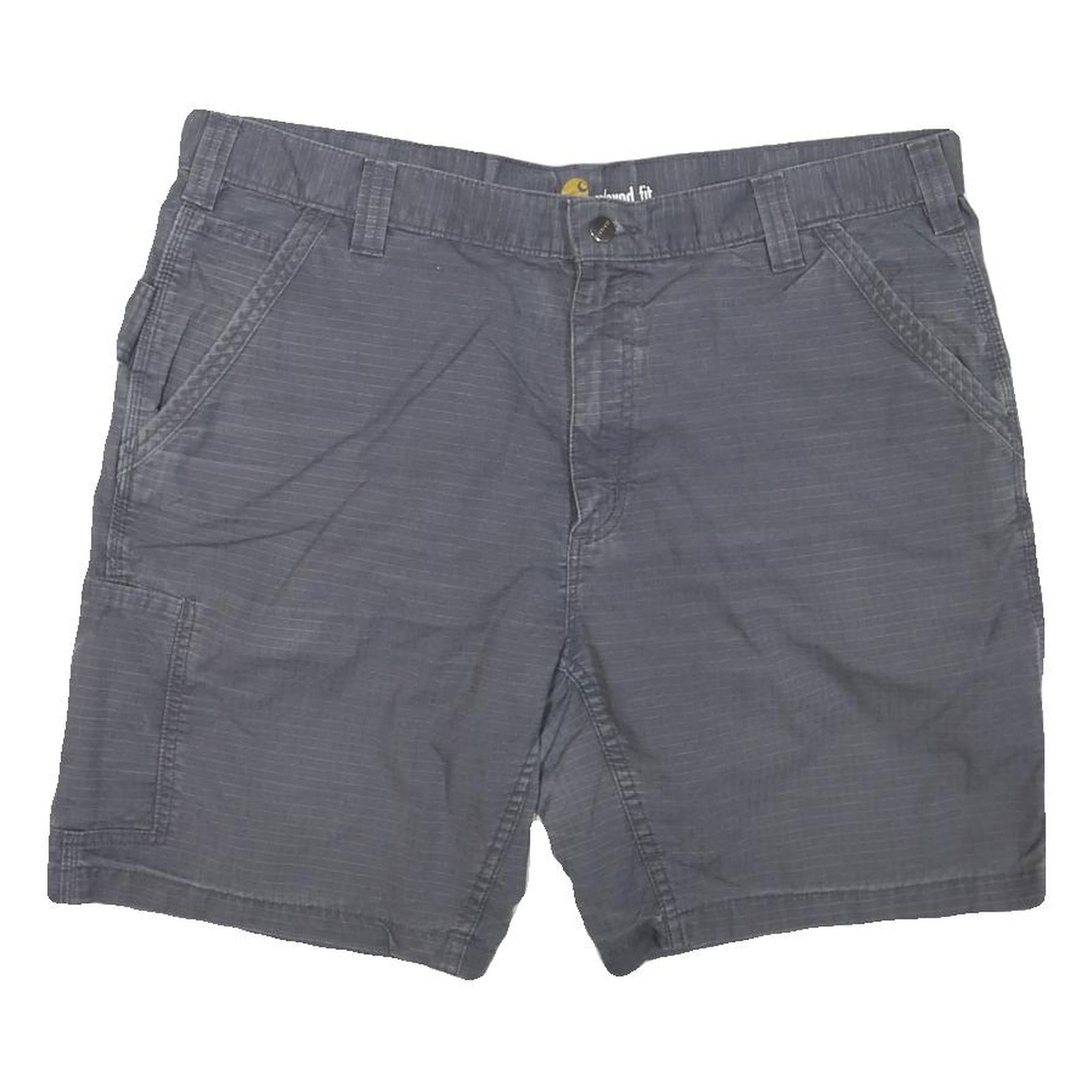 CARHARTT Mens Shorts Grey Casual XL W40 Workwear Cotton Blend Relaxed Fit