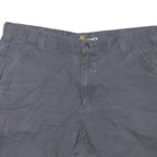 CARHARTT Mens Shorts Grey Casual XL W40 Workwear Cotton Blend Relaxed Fit