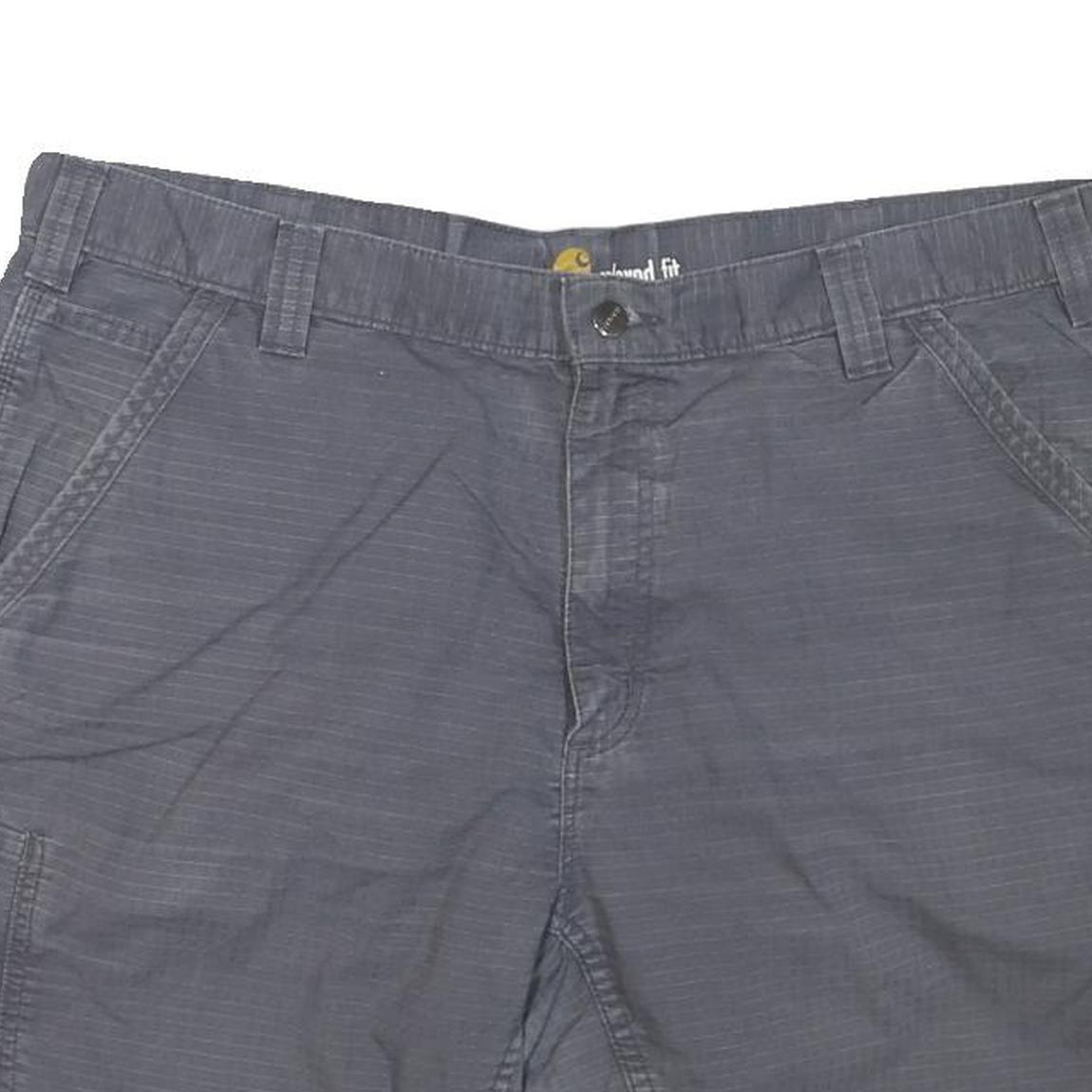 CARHARTT Mens Shorts Grey Casual XL W40 Workwear Cotton Blend Relaxed Fit