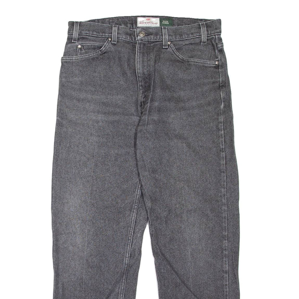 LEVI'S Signature Mens Jeans Grey Regular Tapered Stone Wash W32 L29