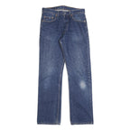 LEVI'S 502 Mens Jeans Blue Regular Straight Denim Medium W33 L34 Classic Cotton