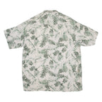 BRANDINI Tall Mens Hawaiian Shirt Green Floral XL