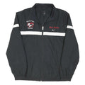 NIKE Mens Black & White Baseball Team Jacket XL Polyester Blend Zip Sportswear