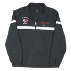 NIKE Mens Black & White Baseball Team Jacket XL Polyester Blend Zip Sportswear