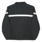 NIKE Mens Black & White Baseball Team Jacket XL Polyester Blend Zip Sportswear