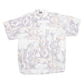 MODE MONSTER Mens Shirt Grey Crazy Pattern L