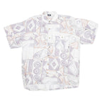 MODE MONSTER Mens Shirt Grey Crazy Pattern L