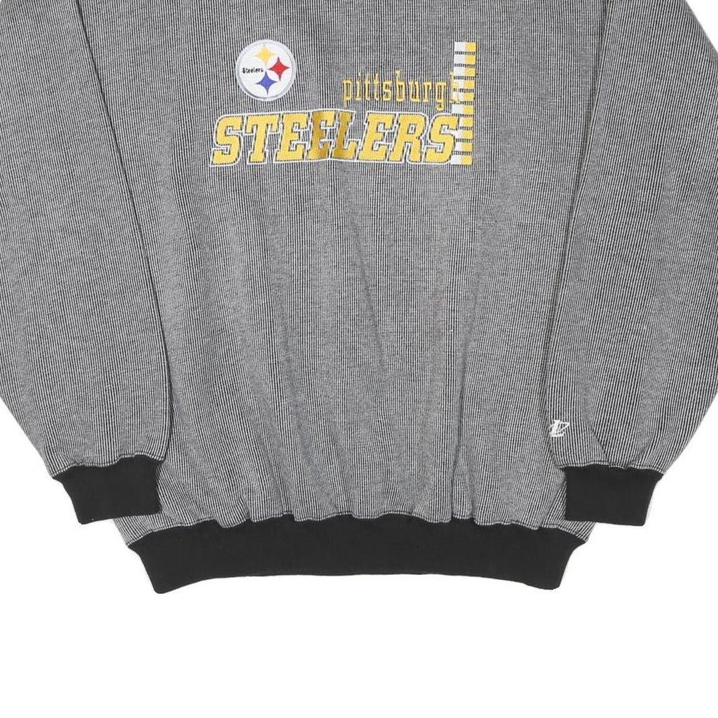 LOGO ATHLETIC Mens Grey Pittsburgh Steelers Crew Neck XL Sweatshirt Cotton Blend