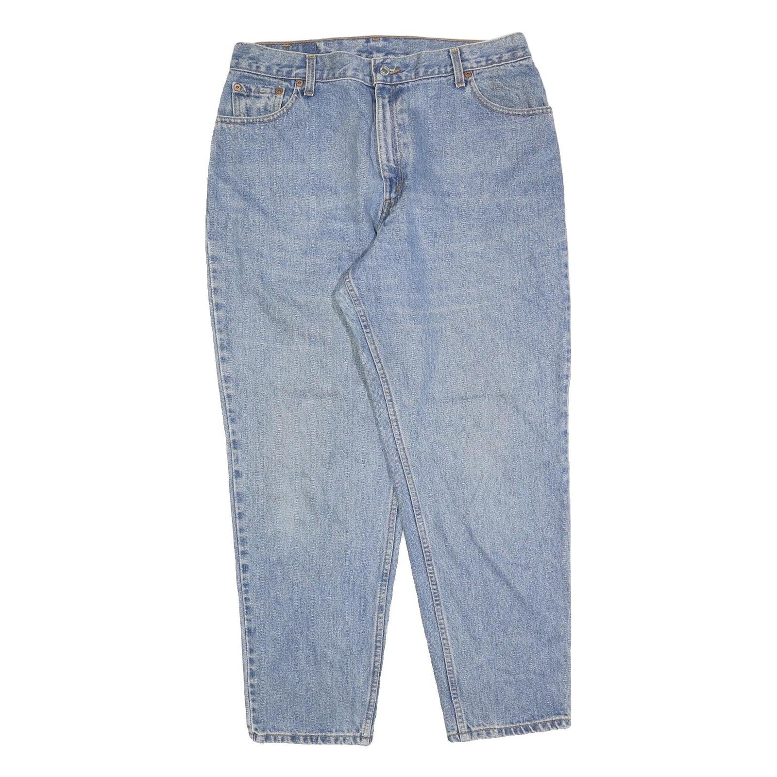 LEVI'S 550 Straight Womens Jeans Blue Relaxed Straight Denim Medium W33 L28