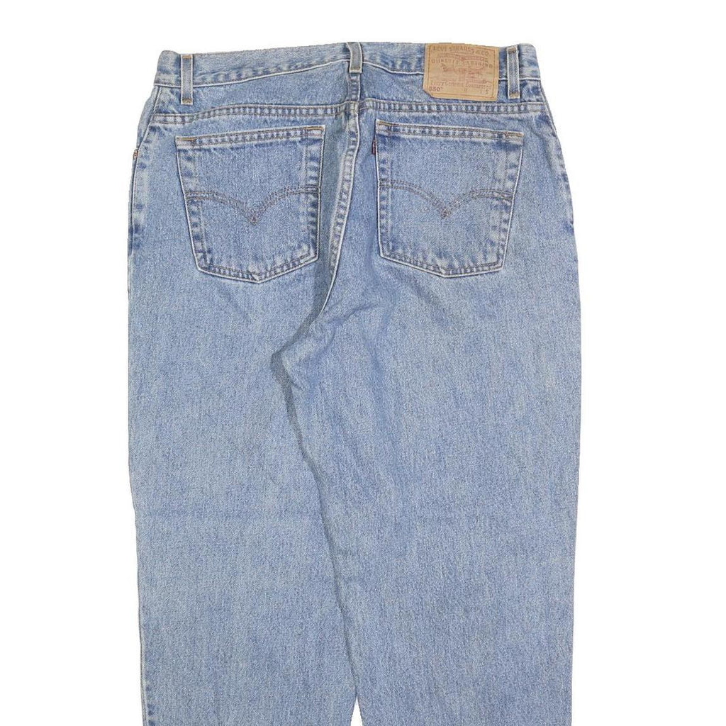 LEVI'S 550 Straight Womens Jeans Blue Relaxed Straight Denim Medium W33 L28