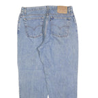 LEVI'S 550 Straight Womens Jeans Blue Relaxed Straight Denim Medium W33 L28