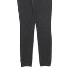 GUESS Womens Slim Black Denim Slim Fit Jeans W26 L32 Zip Pocket Design
