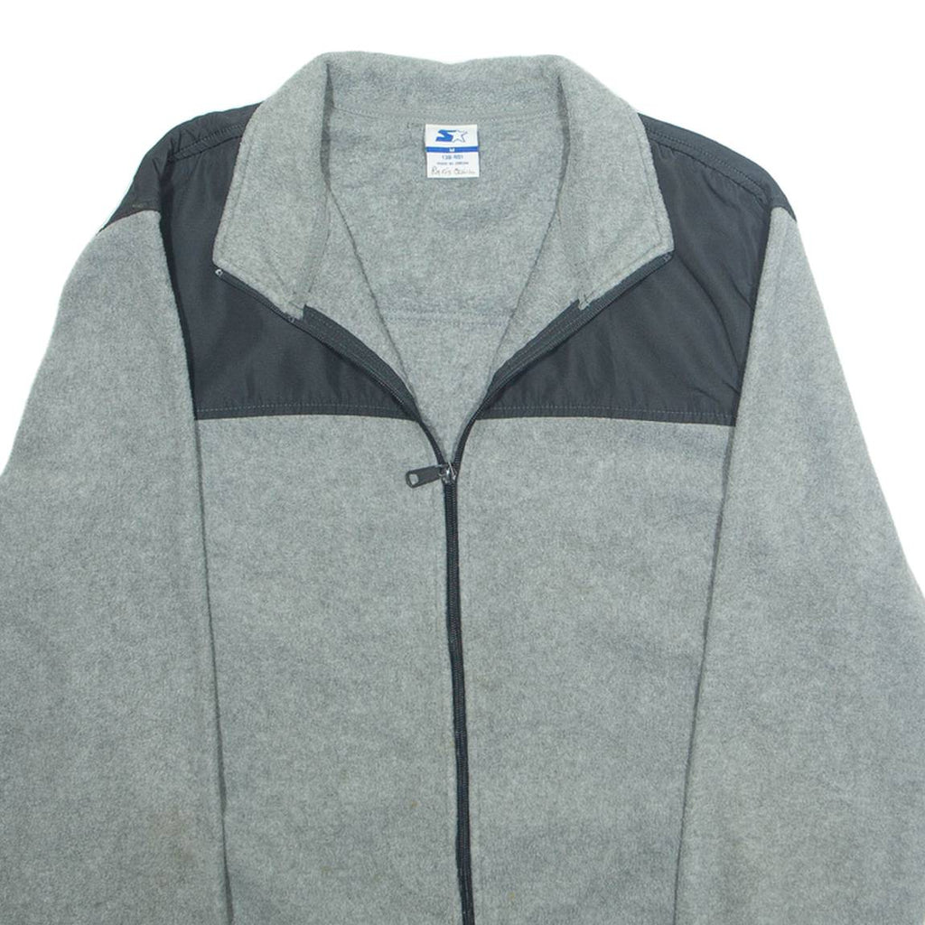 STARTER Mens Fleece Jacket Grey M