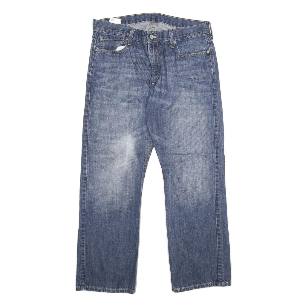 LEVI'S 514 Classic Mens Jeans Blue Regular Straight Denim Medium W36 L32 Zip