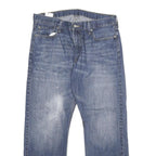 LEVI'S 514 Classic Mens Jeans Blue Regular Straight Denim Medium W36 L32 Zip