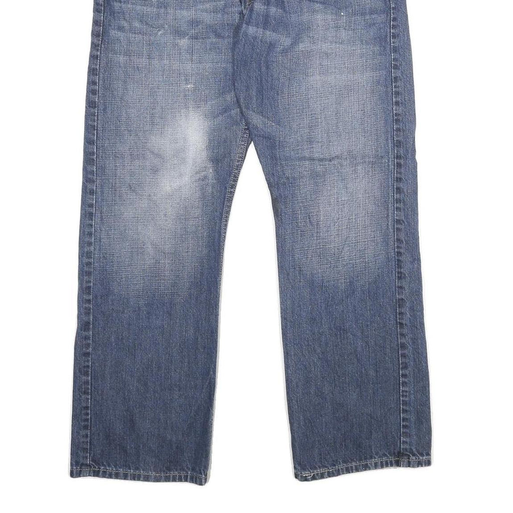 LEVI'S 514 Classic Mens Jeans Blue Regular Straight Denim Medium W36 L32 Zip