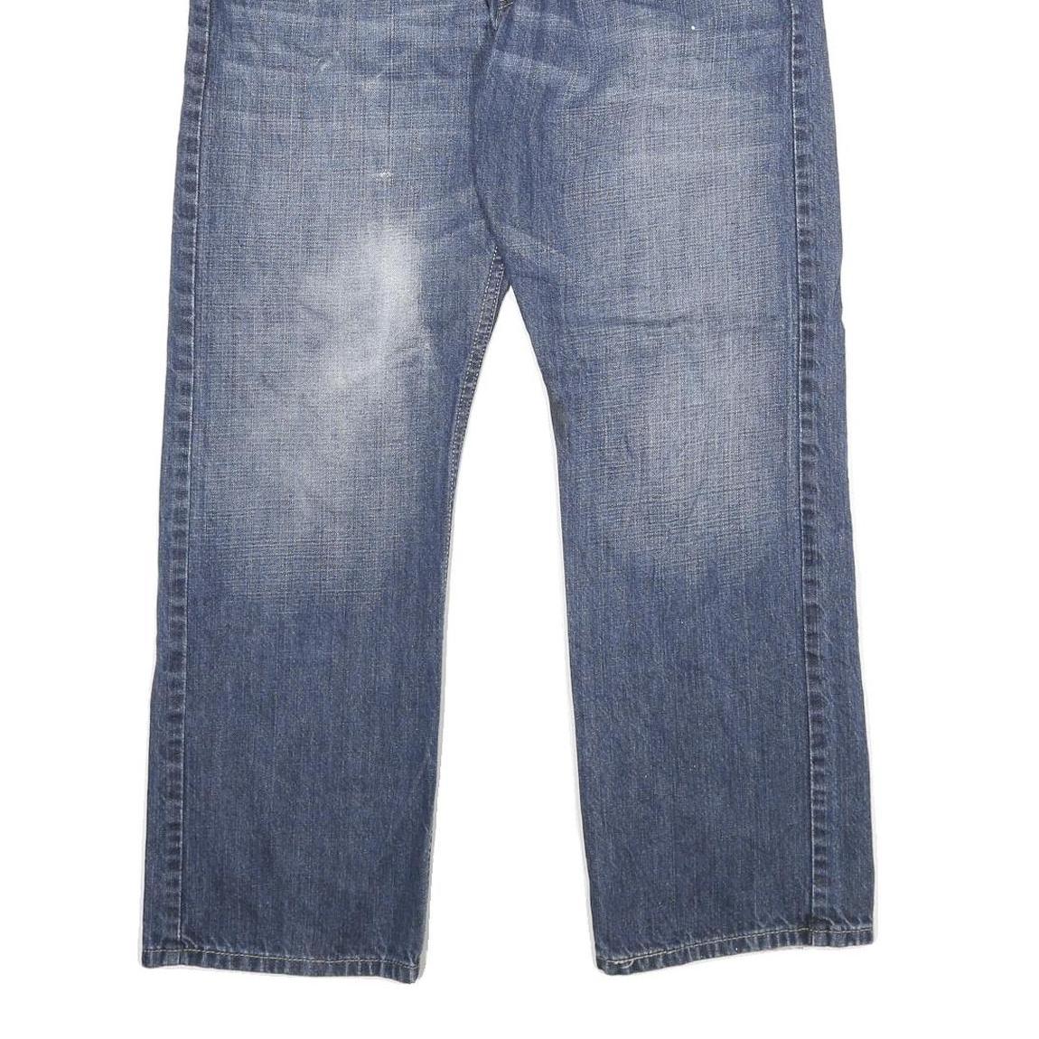 LEVI'S 514 Classic Mens Jeans Blue Regular Straight Denim Medium W36 L32 Zip