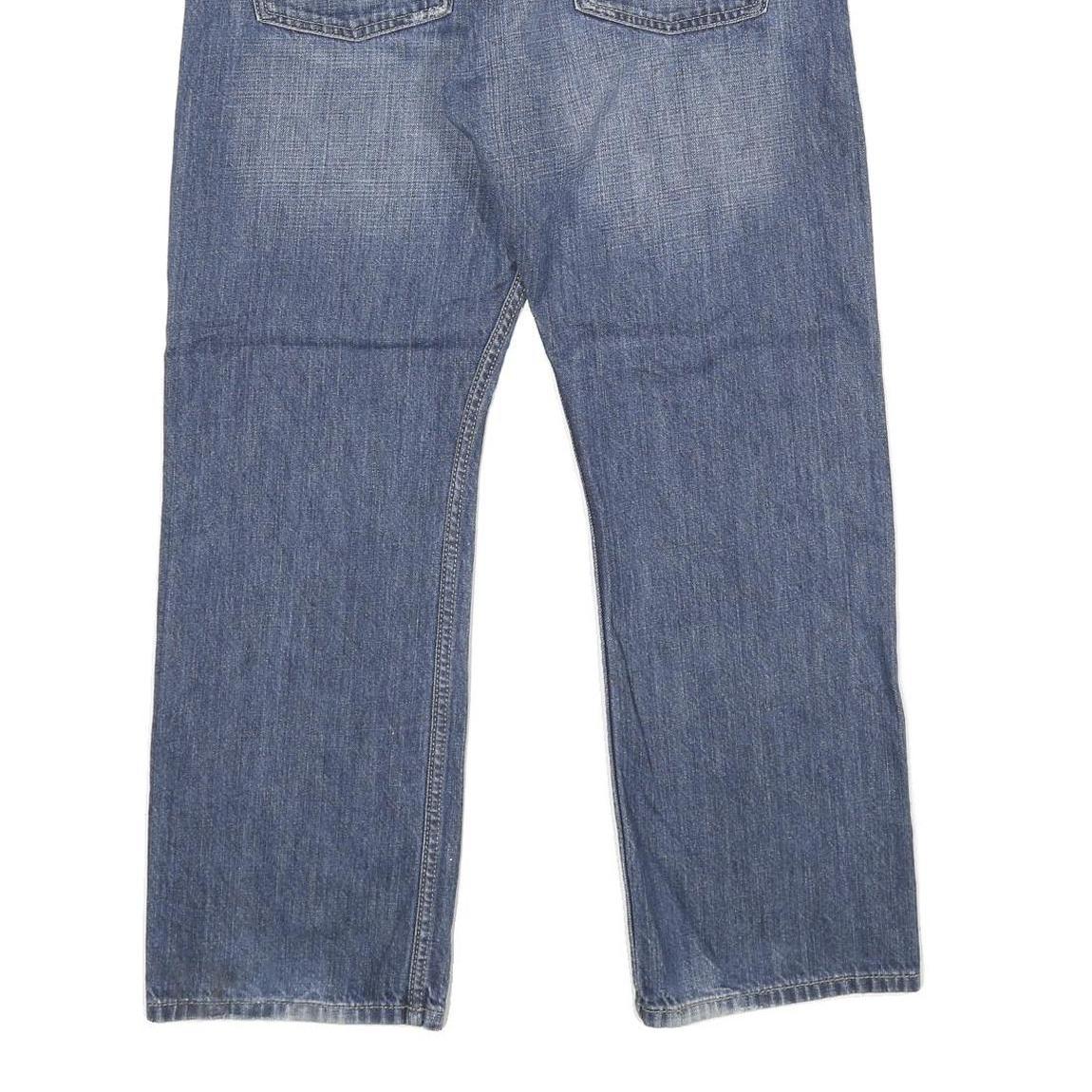 LEVI'S 514 Classic Mens Jeans Blue Regular Straight Denim Medium W36 L32 Zip