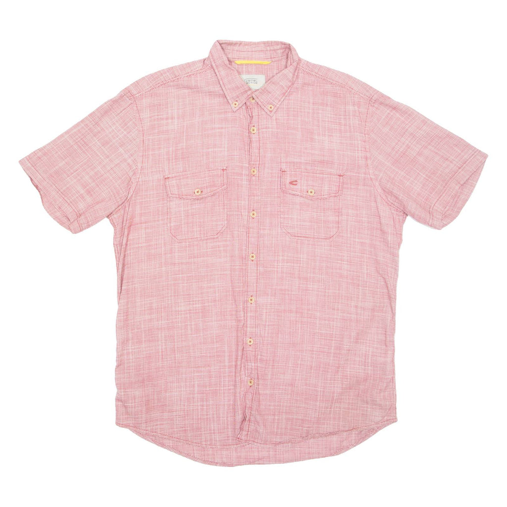 CAMEL ACTIVE Mens Plain Shirt Red L