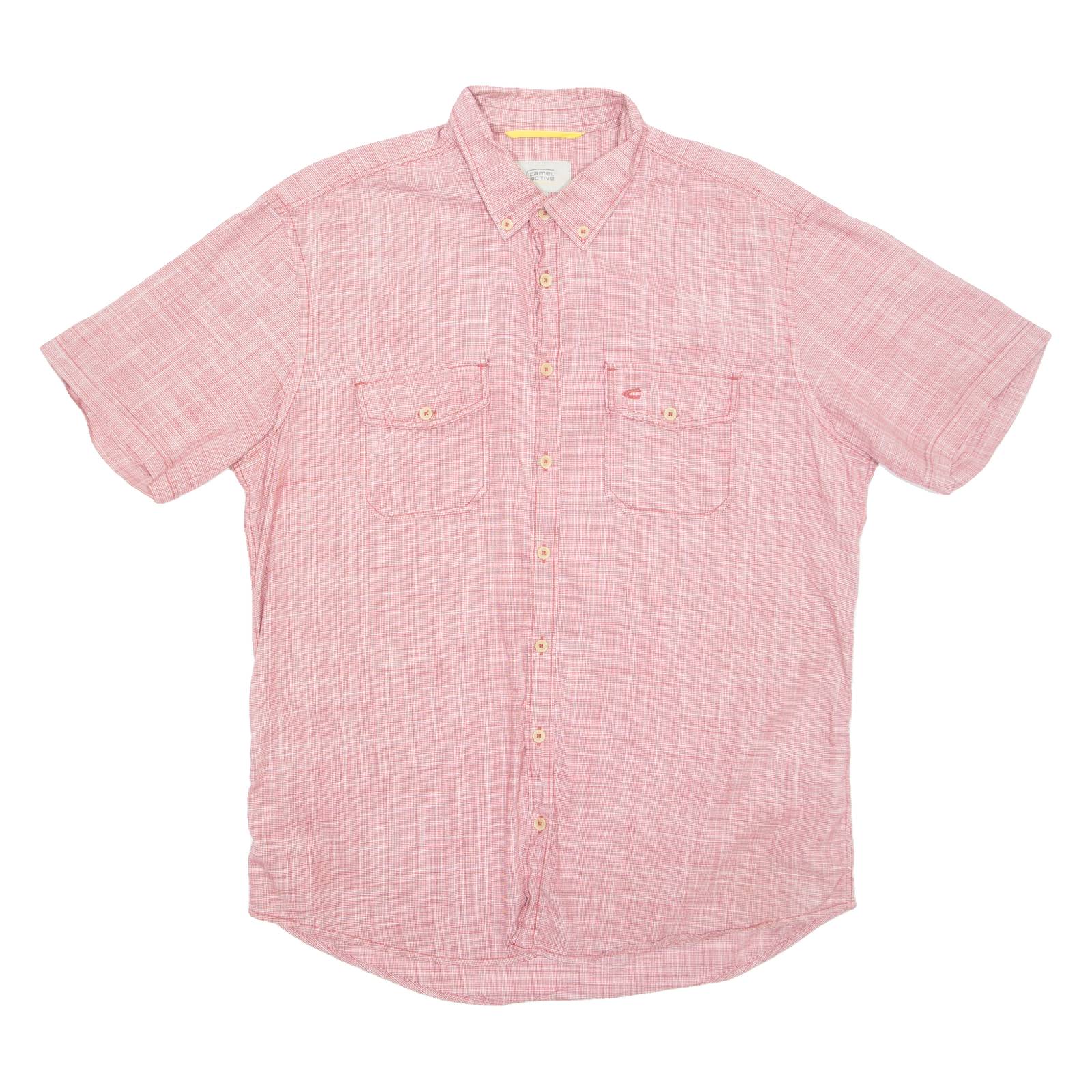CAMEL ACTIVE Mens Plain Shirt Red L