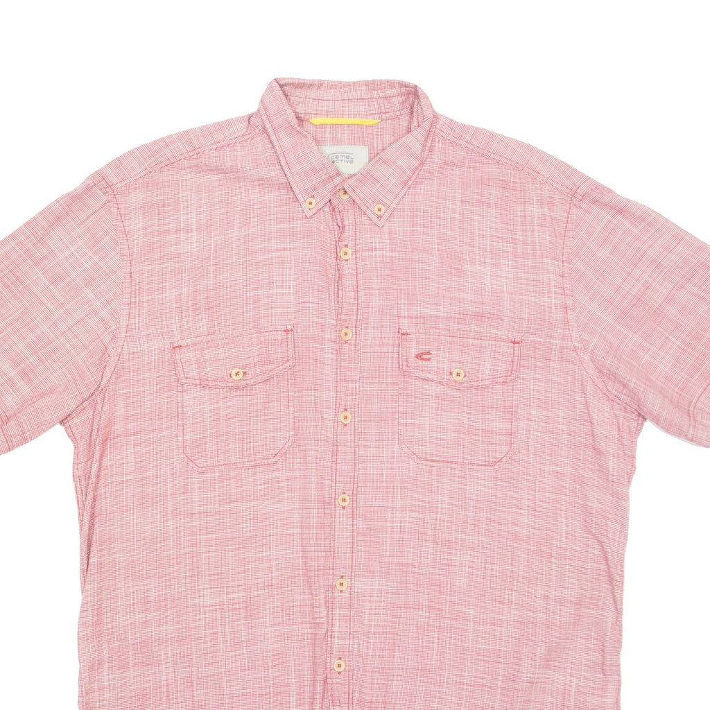 CAMEL ACTIVE Mens Plain Shirt Red L