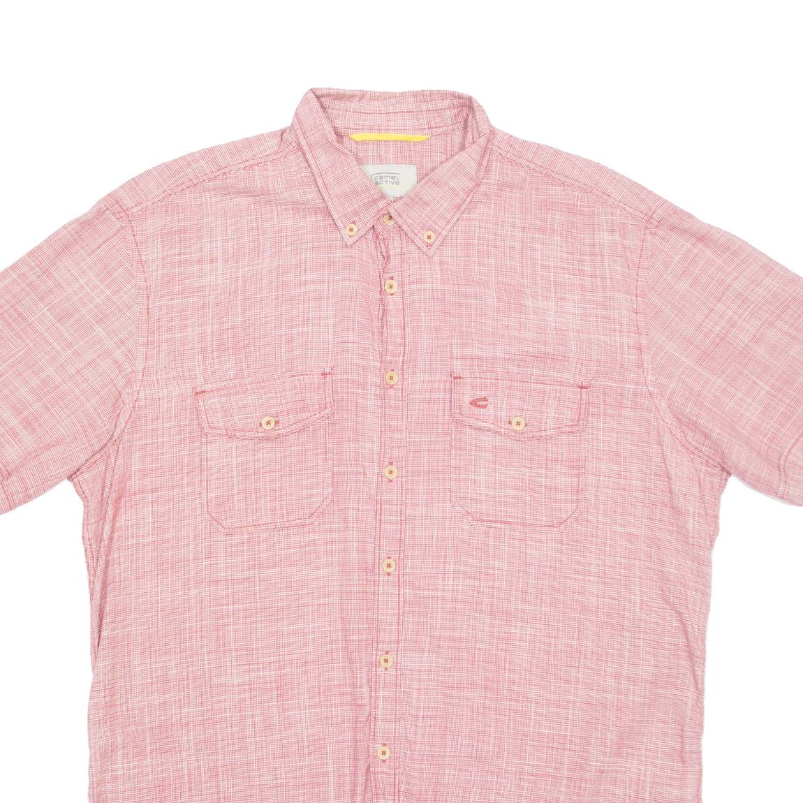 CAMEL ACTIVE Mens Plain Shirt Red L