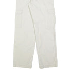 BIAGGINI Mens Regular Fit Cream & Beige Cargo Trousers W32 L32 Cotton Blend Zip