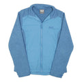 JACK WOLFSKIN Womens Blue Jacket UK 10 Polyester Blend Zip Outdoor Casual Fleece