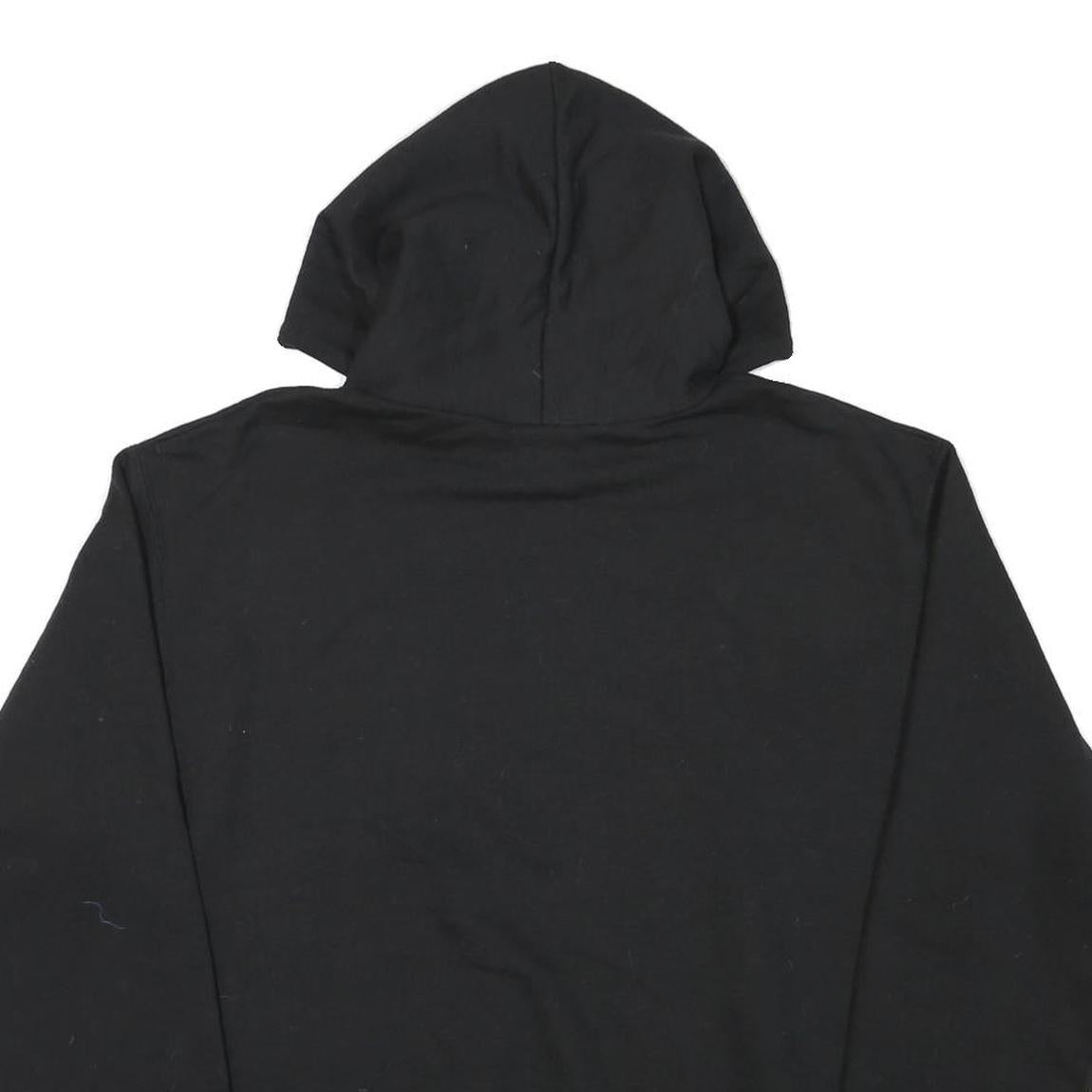 CHAMPION Mens Black Bodega Bay California Pullover Hoodie L Cotton Blend Casual