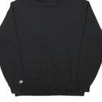 CHAMPION Mens Black Bodega Bay California Pullover Hoodie L Cotton Blend Casual