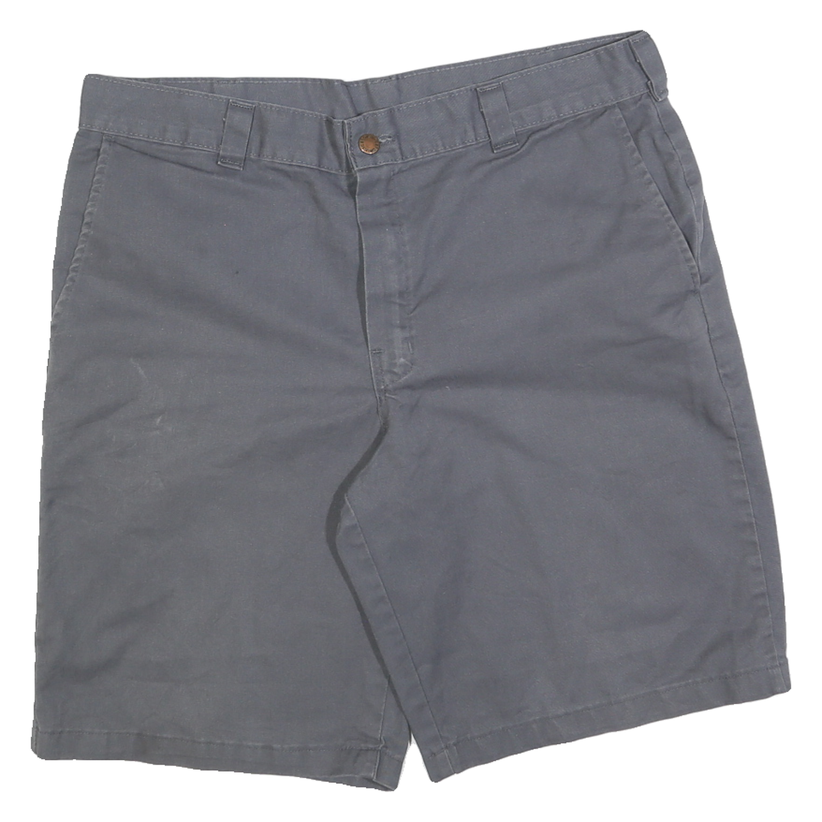 DICKIES Mens Shorts Grey Casual Classic L W36 Durable Cotton Blend Workwear
