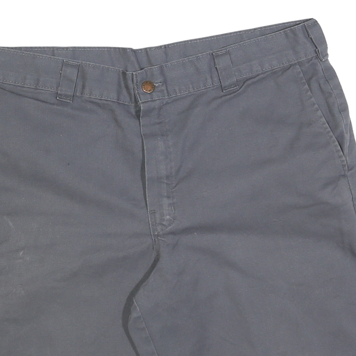 DICKIES Mens Shorts Grey Casual Classic L W36 Durable Cotton Blend Workwear
