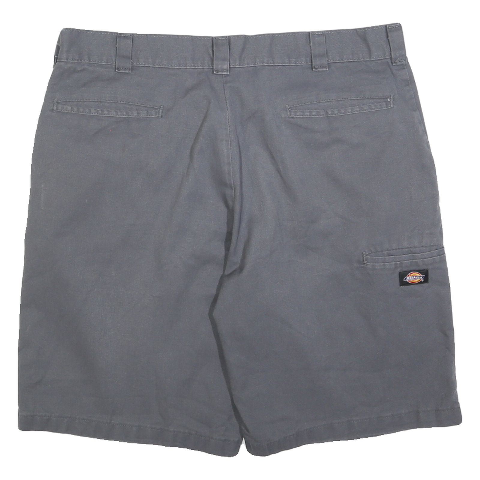 DICKIES Mens Shorts Grey Casual Classic L W36 Durable Cotton Blend Workwear