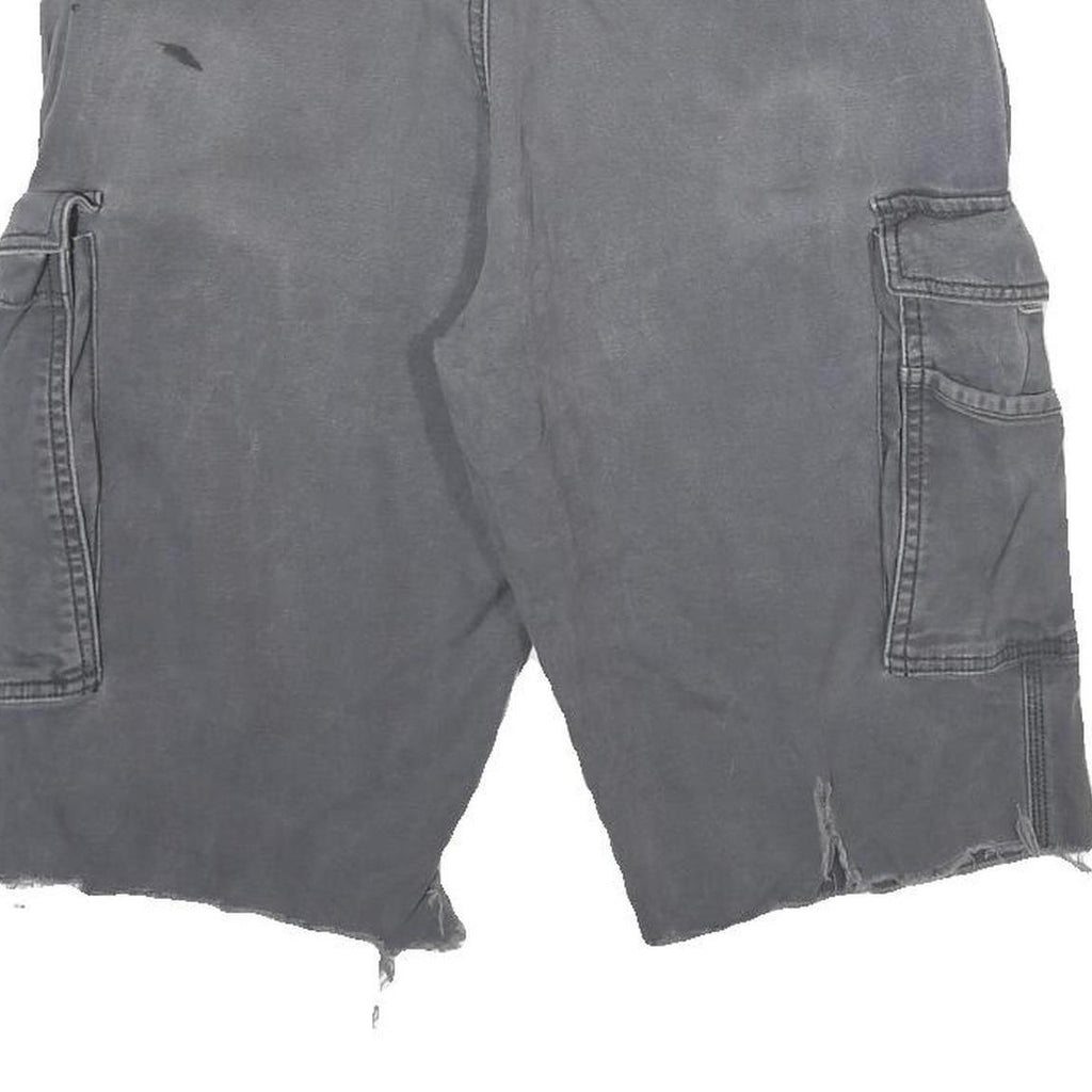 CARHARTT Mens Grey Cargo Shorts M W32 Relaxed Fit Cotton Blend