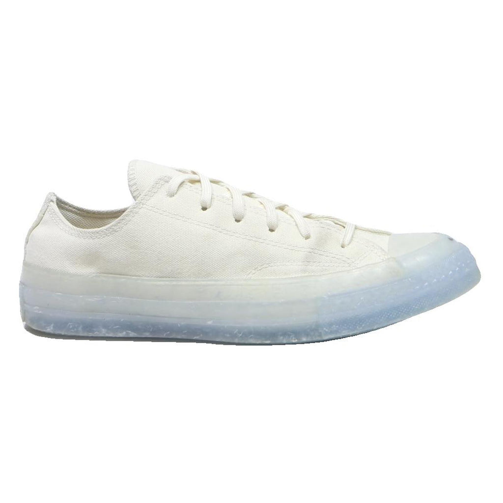 CONVERSE Chuck 70 Mens Low Top Trainers White Canvas UK 7 Classic Retro Style