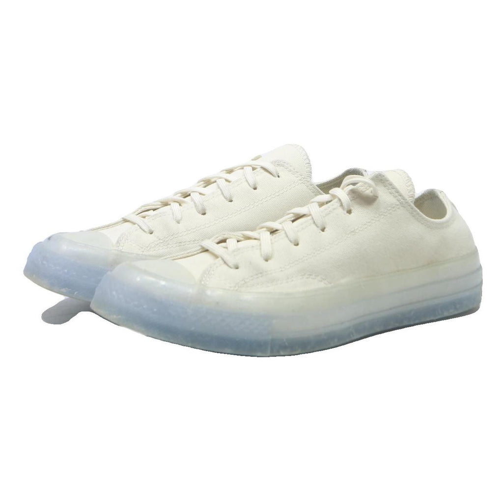 CONVERSE Chuck 70 Mens Low Top Trainers White Canvas UK 7 Classic Retro Style