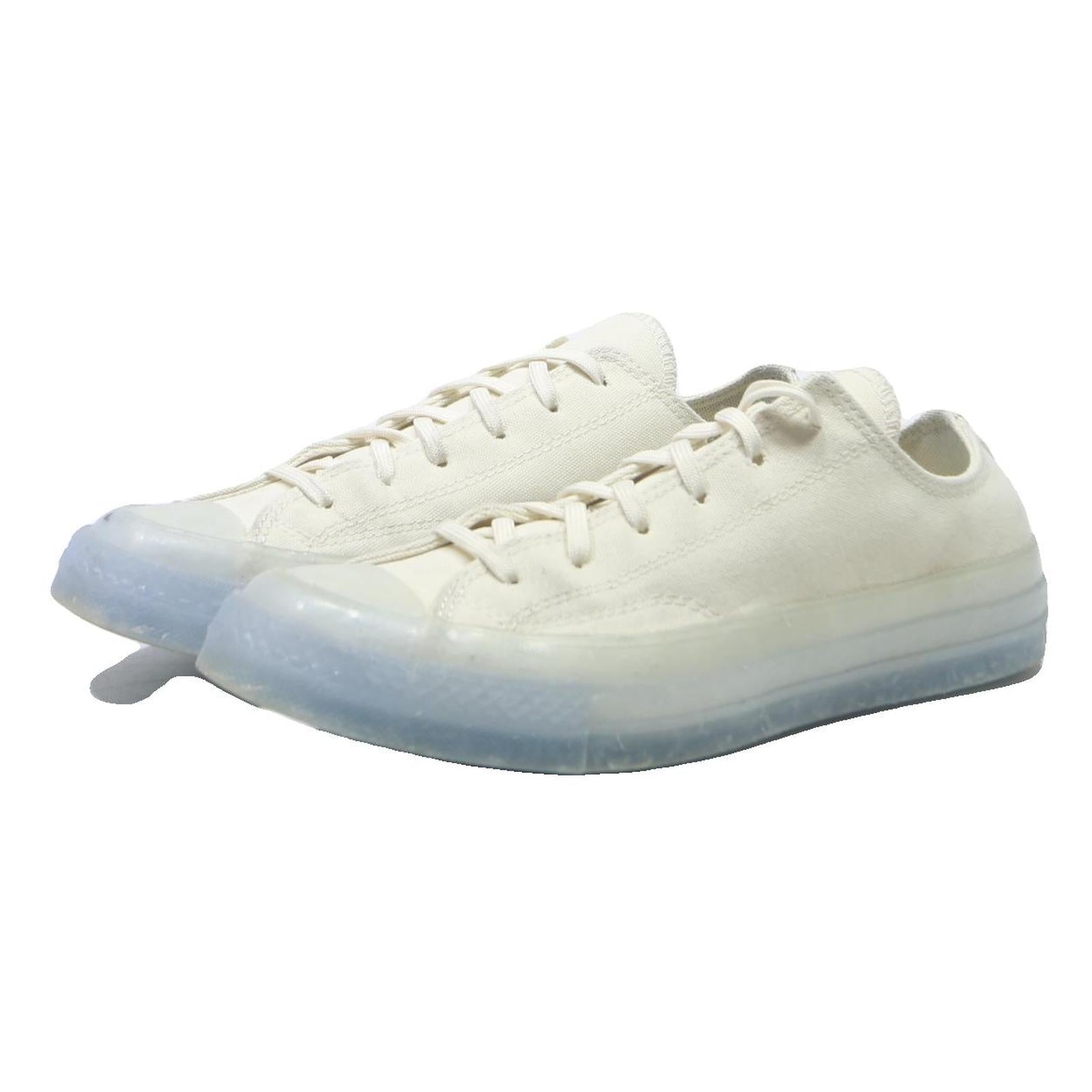 CONVERSE Chuck 70 Mens Low Top Trainers White Canvas UK 7 Classic Retro Style