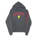 CHAMPION Mens Grey Stan State Pullover Hoodie S Cotton Blend Casual