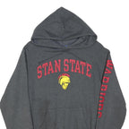 CHAMPION Mens Grey Stan State Pullover Hoodie S Cotton Blend Casual