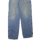 DICKIES Mens Regular Fit Blue Denim Jeans W34 L34 Workwear Cotton Blend Zip