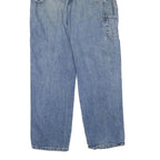 DICKIES Mens Regular Fit Blue Denim Jeans W34 L34 Workwear Cotton Blend Zip