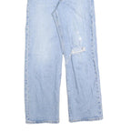LEVI'S Womens Jeans Blue Regular Straight Denim Light W26 L27 Distressed
