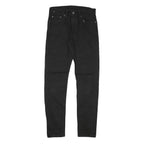 LEVI'S Mens Slim Black Denim Slim Jeans Cotton Blend W28 L30 Stylish Comfortable