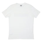 HUGO BOSS Mens White Cotton Blend Graphic T-Shirt S Short Sleeve Crew Neck