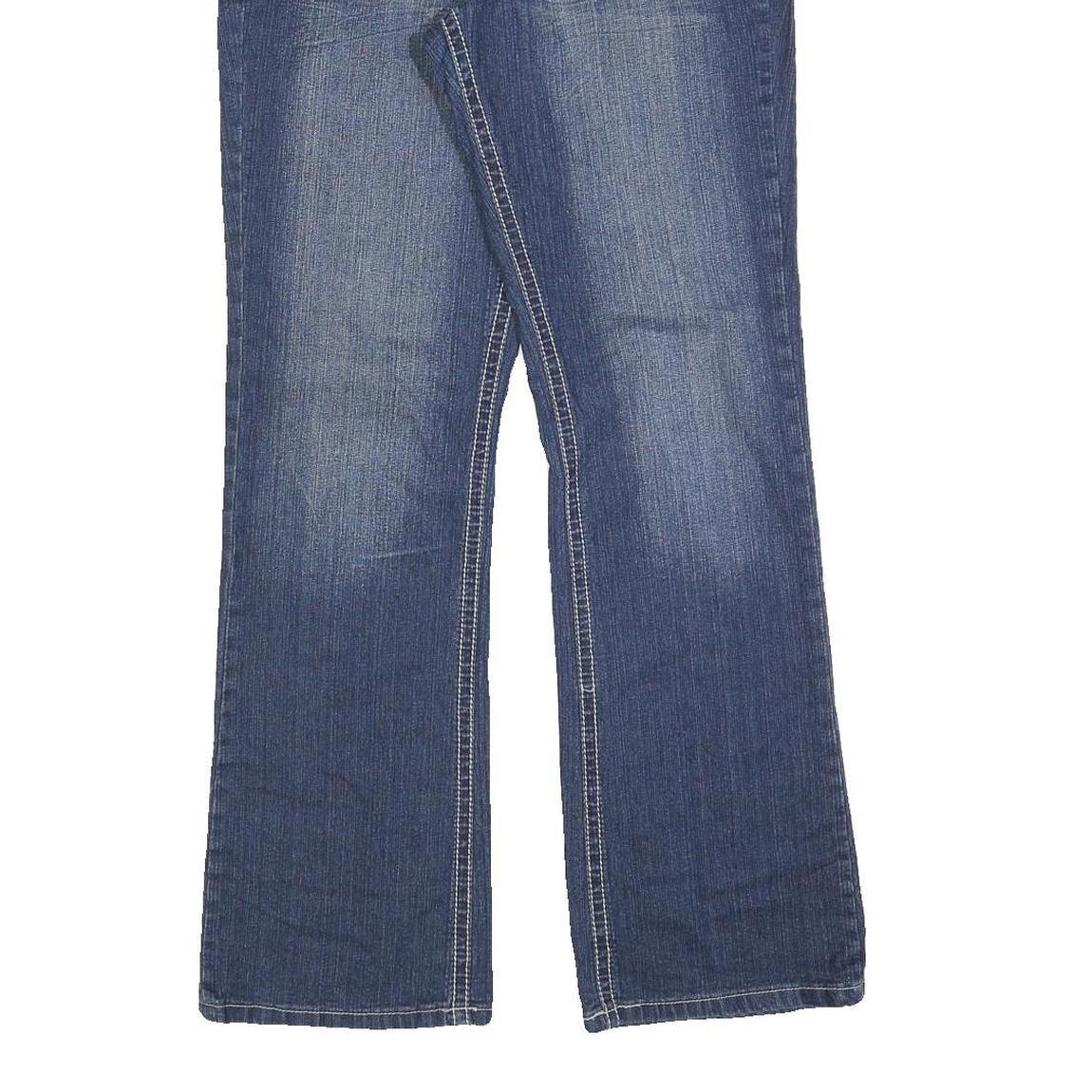 VGS Womens Regular Fit Bootcut Blue Denim Jeans Cotton Blend Zip W30 L30 Stylish