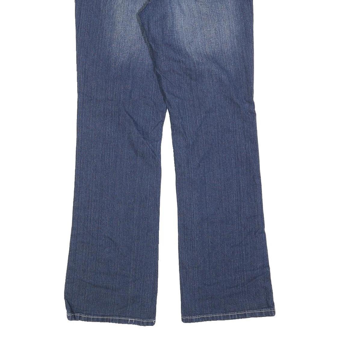 VGS Womens Regular Fit Bootcut Blue Denim Jeans Cotton Blend Zip W30 L30 Stylish