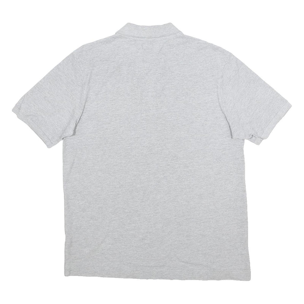 KAPPA Mens Grey Short Sleeve Plain XL Polo Shirt Cotton Casual Sportswear