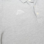 KAPPA Mens Grey Short Sleeve Plain XL Polo Shirt Cotton Casual Sportswear