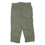 STYLE AND CO Womens Shorts Green Casual Cargo L W31 Utility Pockets